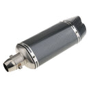 Universal 51MM Motorcycle Silencer Double Exhaust Muffler Pipe Carbon Fiber