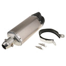 Universal 51MM Motorcycle Sliencer Double Exhaust Muffler Pipe Metal