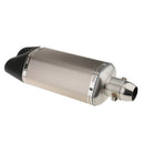 Universal 51MM Motorcycle Sliencer Double Exhaust Muffler Pipe Metal