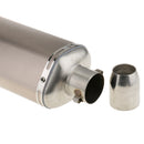 Universal 51MM Motorcycle Sliencer Double Exhaust Muffler Pipe Metal