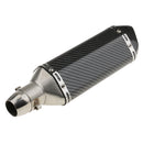 Universal Motorcycle Modified Exhaust Muffler Sliencer Pipe 51mm - Carbon Fiber