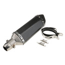 Universal Motorcycle Modified Exhaust Muffler Sliencer Pipe 51mm - Carbon Fiber