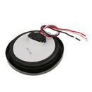 2PCS 4'' Round Red LED Stop Tail Turn Signal Backup Fog Reverse Marker Lights