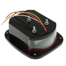 2X Red/White 39-LED Stop Turn Signal Tail Lights Lamp for Truck Trailer Boat