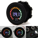DC 12Volt Car Motorbike Universal 5~15V Range Voltmeter with Bue LED Digital Display Function