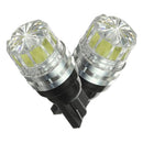 2x T10 Super Bright 5050 LED License Light Turn Signal Tail Brake Bulb White
