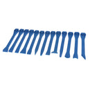 27pcs Car Audio Trim Door Panel Dashboard Clip Removal Scraper Pry Kit Blue