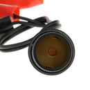12V-24V Universal Motorcycle Boat Car Cigarette Lighter Socket Plug with 2 Crocodile Clip