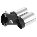 Universal Car Stainless Steel Exhaust Round Double End Muffler Tip Pipe 60mm