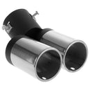 Universal Car Stainless Steel Exhaust Round Double End Muffler Tip Pipe 60mm