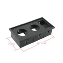 3pcs Car Vehicle Rocker Switch Clip Panel Socket Patrol Holder Housing Combo