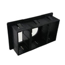 Car Boat 2 Rocker Switch Panel Socket Housing Holder Assembly for ARB Carling