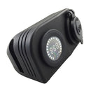Motorcycle Car Cigarette Lighter Socket Splitter With 12V Voltmeter Adapter
