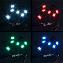 8pcs 7 Colors LED Neon Strip Underglow Car Motorcycle Body Glow Light Kit