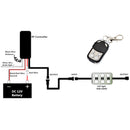 10pcs 7 Colors LED Neon Strip Underglow Car Motorcycle Body Glow Light Kit
