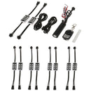 10pcs 7 Colors LED Neon Strip Underglow Car Motorcycle Body Glow Light Kit