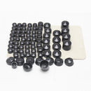 Plastic Bolt Lug Nut Caps Covers Set for Harley Twin Cam Dyna 1991-2013