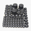 Plastic Bolt Lug Nut Caps Covers Set for Harley Twin Cam Softail 2000-2006