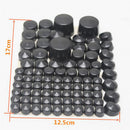 Plastic Bolt Lug Nut Caps Covers Set for Harley Twin Cam Softail 2000-2006