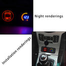 Red Dual USB Charger Port + Digital Voltmeter Panel for Car Boat ATV