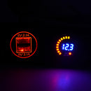 Red Dual USB Charger Port + Digital Voltmeter Panel for Car Boat ATV
