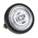 6.5'' Retro Motorcycle LED Headlight Assemblies+Grille Guard+Mount Holder