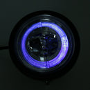 6.5'' Retro Motorcycle LED Headlight Assemblies+Grille Guard+Mount Holder