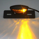 LED Motorcycle Turn Signal Brake License Plate Integrated Light for ATVs Dirt Bike Custom Chopper Cruiser Buggy