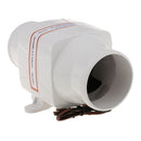 3inch Hose Inline Marine Bilge Air Blower 12V 130 CFM Quiet Boat RV White