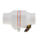 3inch Hose Inline Marine Bilge Air Blower 24V 130 CFM Quiet Boat RV White