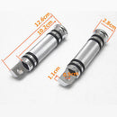 2X CNC Aluminum Motorcycle Footrests Footpeg Pedals for Harley 883N 1200 X48