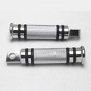 2X CNC Aluminum Motorcycle Footrests Footpeg Pedals for Harley 883N 1200 X48