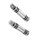 2X CNC Aluminum Motorcycle Footrests Footpeg Pedals for Harley 883N 1200 X48