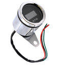 Chrome Finish Digital Tachometer for 12V Motorcycle ATVs Dirt Bike