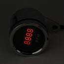 Chrome Finish Digital Tachometer for 12V Motorcycle ATVs Dirt Bike