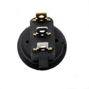 5 Pieces 12V Car Boat Blue LED Dot Light Round Rocker ON/OFF TOGGLE SPST Switch