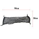 1 Piece Envelope Style Car Trunk Elastic Mesh Storage Cargo Net Holder with 4 Hooks 90*30cm