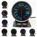 Diameter 2.36inch 60mm Electric Water Temp Auto Gauge Meter -7 Color LED Illuminated