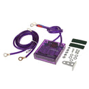 Universal Car Fuel Saver Voltage Stabilizer Regulator with Wries Kit Purple