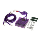 Universal Car Fuel Saver Voltage Stabilizer Regulator with Wries Kit Purple
