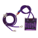 Universal Car Fuel Saver Voltage Stabilizer Regulator with Wries Kit Purple