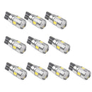 10 Pieces T10 501 194 W5W 5630 LED SMD Car HID Canbus Error Free Wedge Bulb