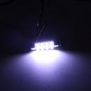 6 Pieces 6000K White 42MM 12SMD 3528 Festoon Car LED Dome Map Interior Bulbs