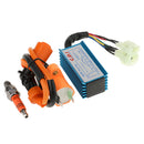 High Performance CDI+ Ignition Coil + Spark Plug for GY6 Engine 50CC-125CC