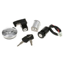 Ignition Lock+Fuel Tank Cap Lock+Helmet Lock+Anti-theft Lock for Honda Bike