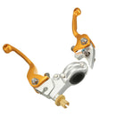 1 Pair Motorcycle 7/8'' Foldable Clutch Brake Lever Universal for Dirt Bikes