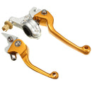 1 Pair Motorcycle 7/8'' Foldable Clutch Brake Lever Universal for Dirt Bikes