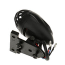 Black Motorcycle Tail Light Brake Indicator Lamp Bulb License Plate Holder