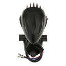 Black Motorcycle Tail Light Brake Indicator Lamp Bulb License Plate Holder