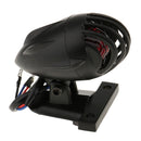 Black Motorcycle Tail Light Brake Indicator Lamp Bulb License Plate Holder